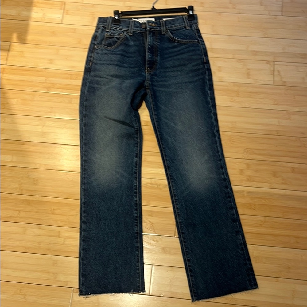 Nili Lotan Blue Straight Jeans Timeless Style